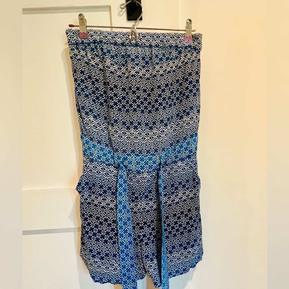 Diane Von Furstenberg Miranda Blouson Silk romper size 0